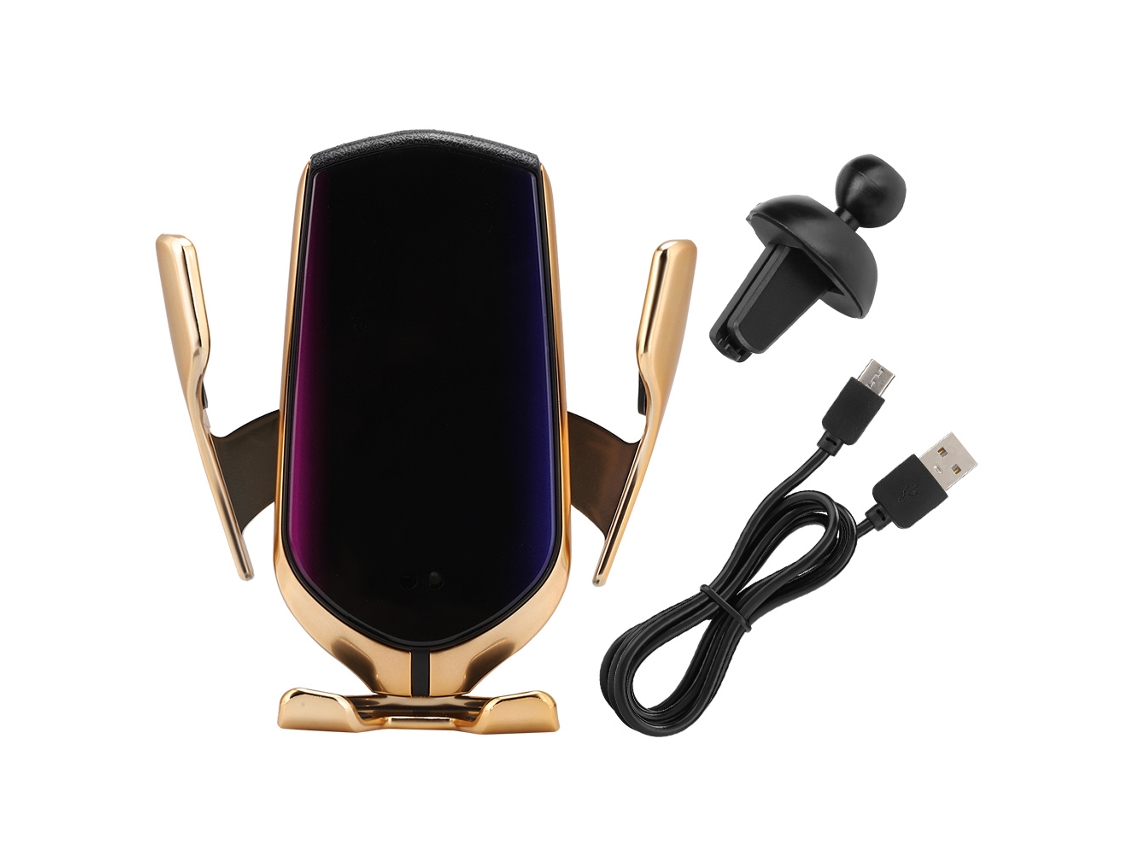 Cargador Inalámbrico Para Coche, Soporte De Carga Rápida De 10w, Puerto De Carga Golden Leeco