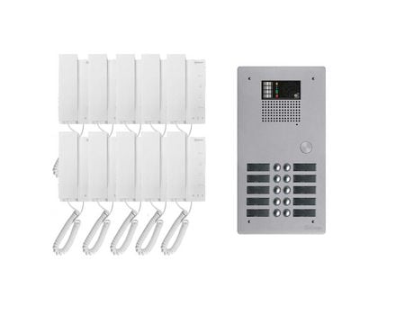 Kit audio colectivo BUS 2 hilos G2P 10 llamadas - GKAG2P/210
