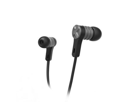Auriculares Intrauditivos Micrófono Cable Plano Negro Ha