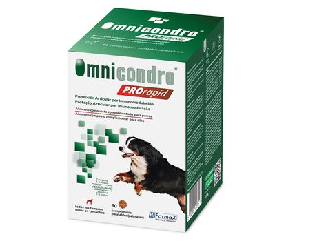 Complemento Alimenticio de Perros HIFARMAX Omnicondro ProRapid (60 Cápsulas)