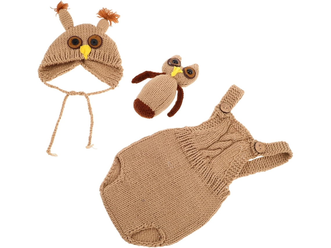 Disfraz De Búho De Tela Hecho A Mano Para Niños Y Niñas, Ropa Suave Para Fotografía