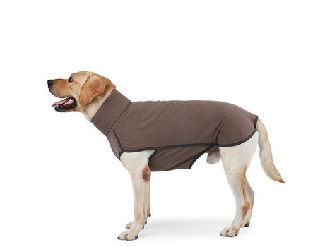 Suéter para Perros, Abrigo Cálido y Suave para Perros, Abrigo de Invierno para Perros, Suéter para Perros Pequeños y Medianos Marrón M