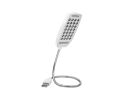 2026-luz Led Portátil De Lectura Flexible 5v Usb Mini Con Interruptor 28 Leds Para Ordenador Y Portátil Blanco
