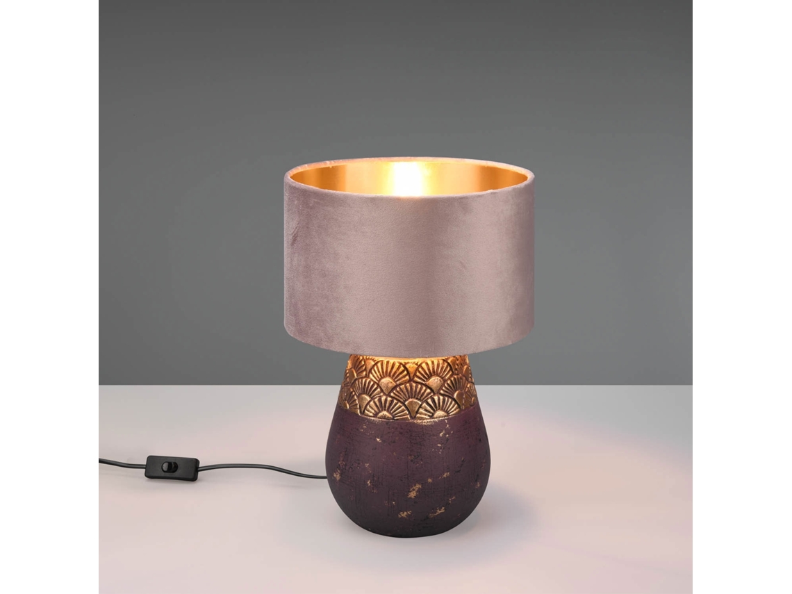 Lámpara de Mesa LÚZETE (Marrón)