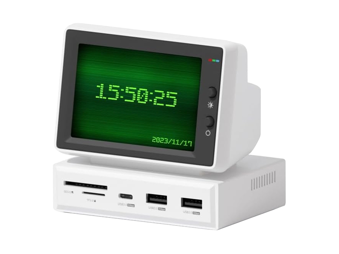 Pantalla Mini Usb Ips De 3.5 Pulgadas, Concentrador Usb C, Monitor Secundario De Computadora