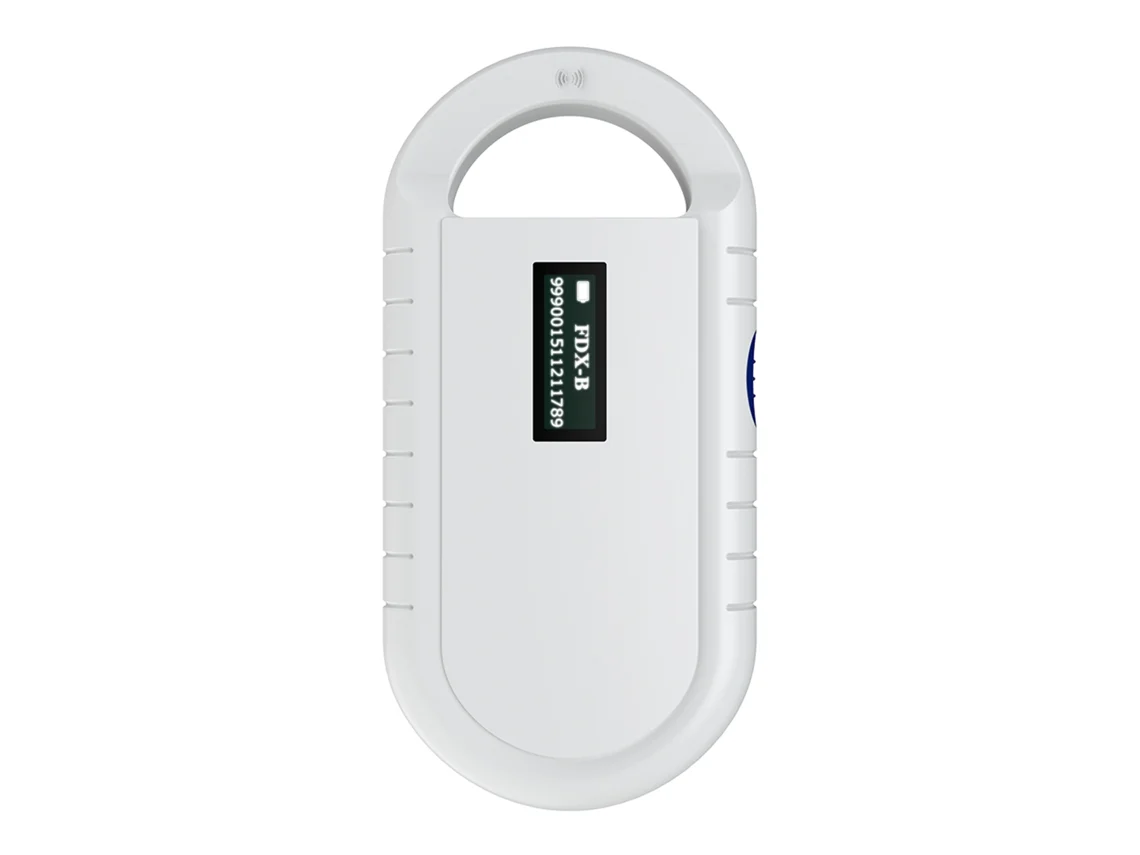 Lector De Microchips Rfid Universal Portátil Para Mascotas, Escáner De Microchips Para Mascotas Manos Libres