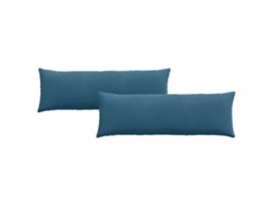 Cojines para sofá, 2 unidades, cojín grande para sofá, azul, 120x40cm HARLANV1