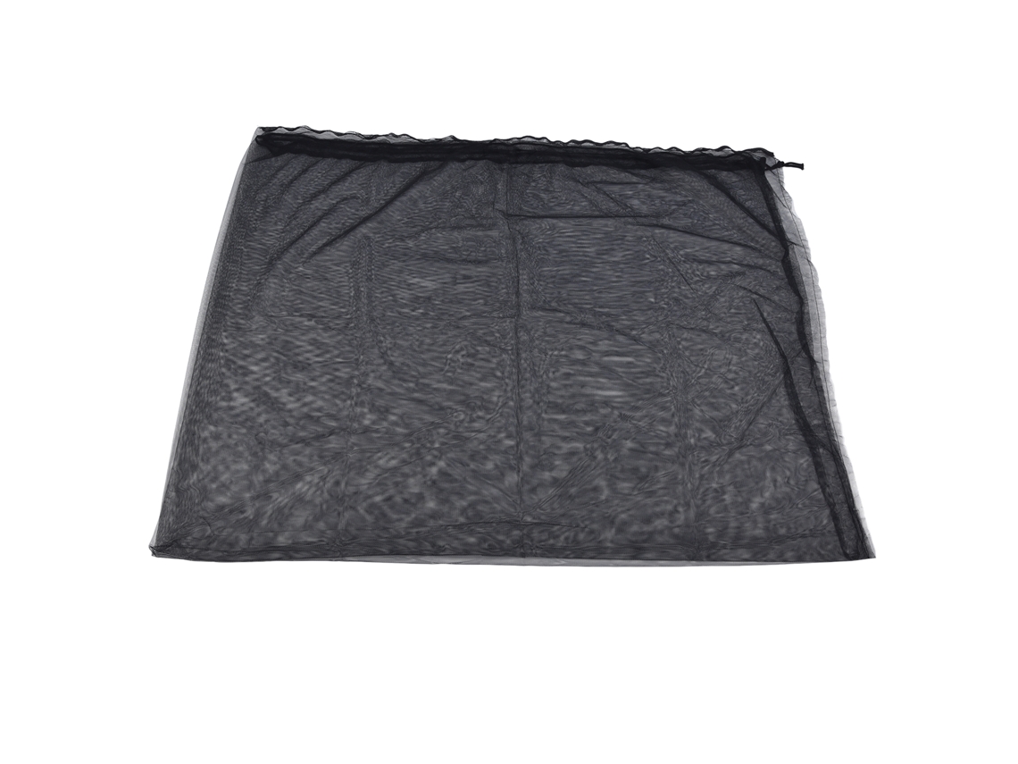 Bolsa de malla reutilizable para protección de plantas, 150 x 100 cm, color negro.