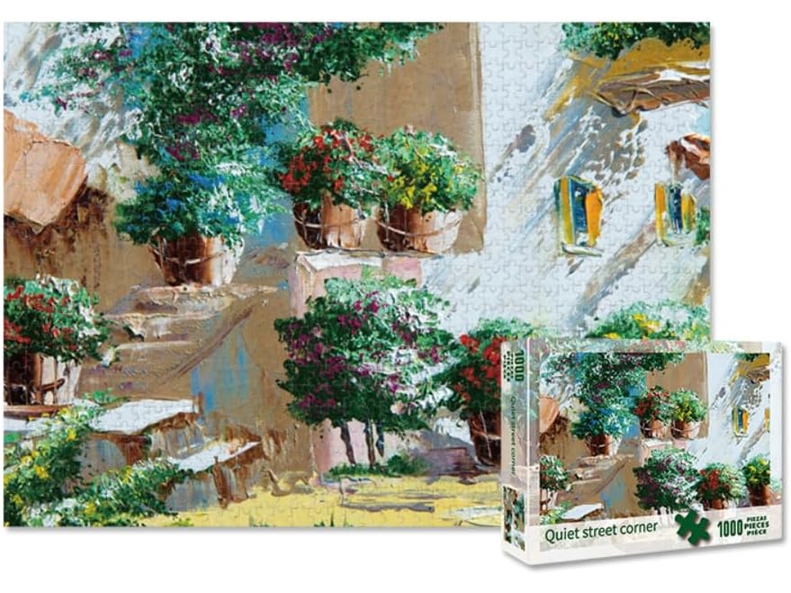 Rompecabezas De 1000 Piezas Para Adultos, Coloridos Y Divertidos Para Relajarse En Casa (verde)