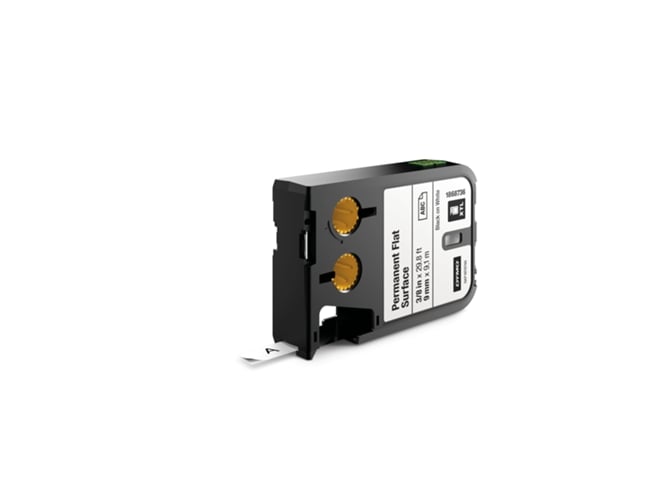 Cinta Laminada DYMO 1868736 Negro sobre Blanco