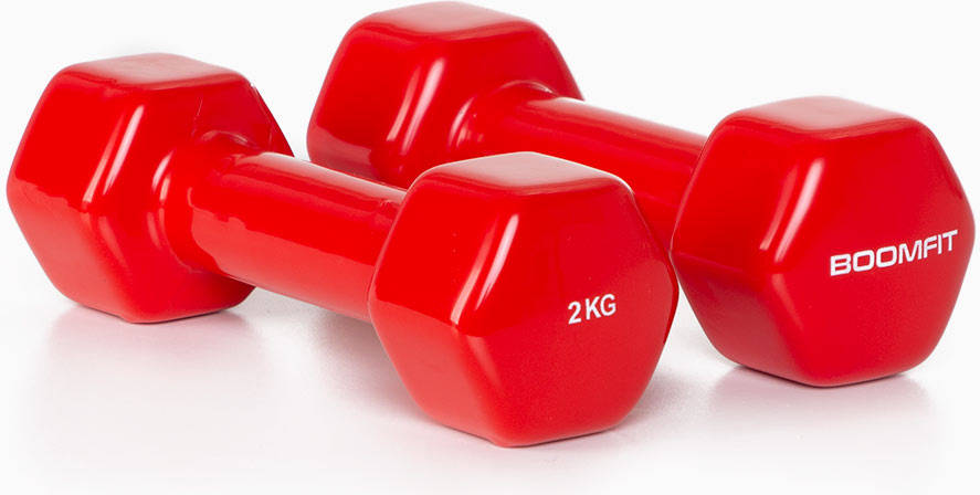 Mancuernas BOOMFIT Vinilo (2kg)
