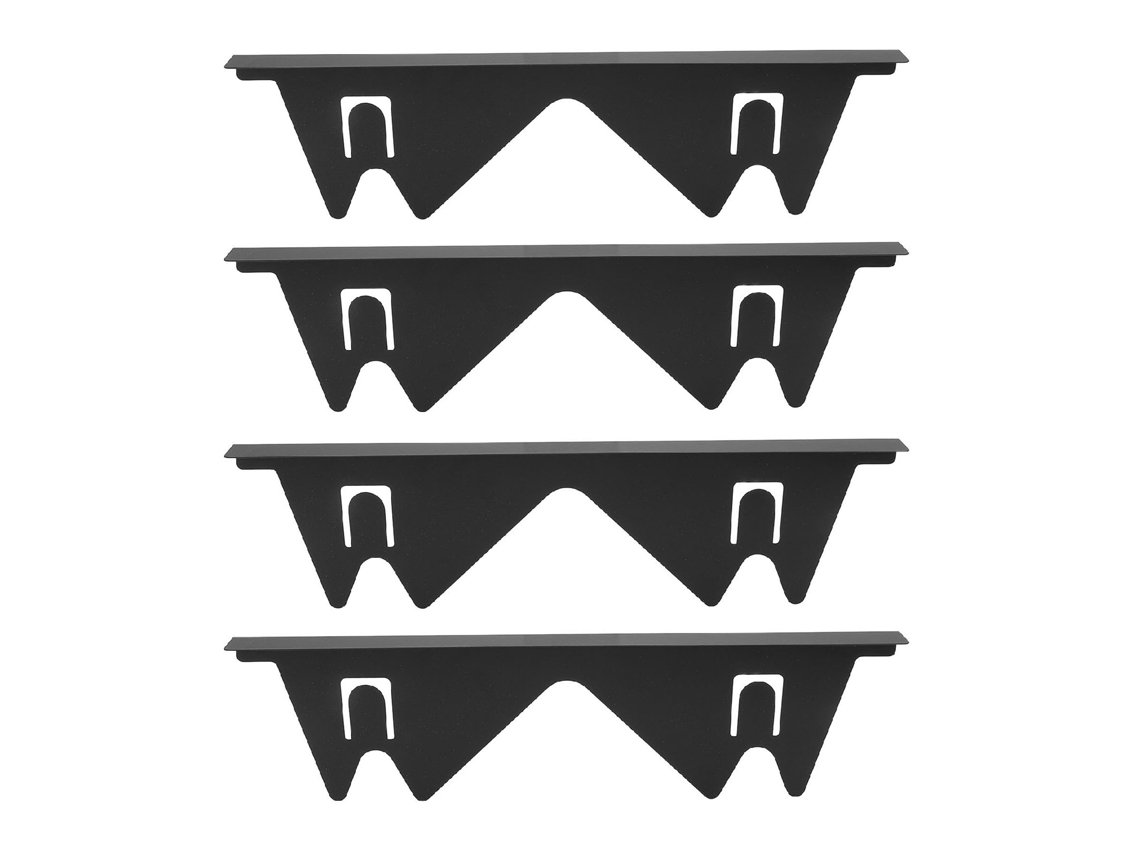 4 Piezas De Tapas Ajustables De Acero Inoxidable Para Rellenar Huecos En La Encimera De La Cocina (35-70 Cm)