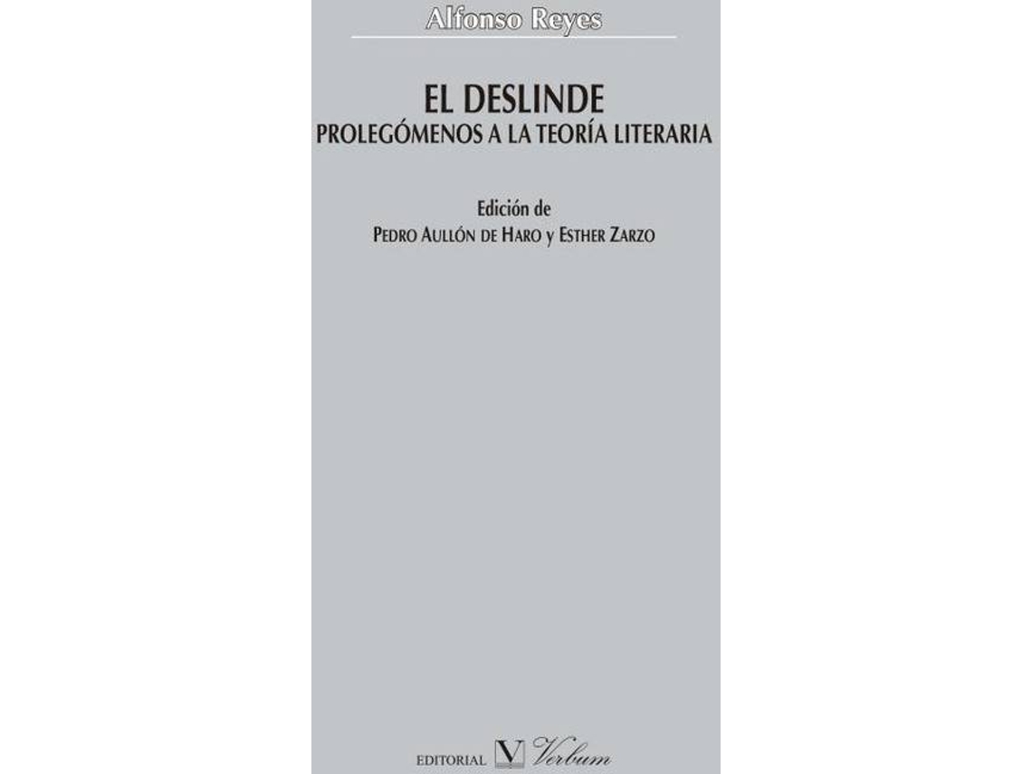 Libro El Deslinde de Alfonso Reyes (Español)