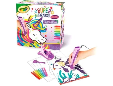 Lápices de Cera CRAYOLA Super Ceraboli Neon Unicornio
