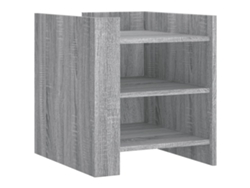 Maison Exclusive - Mesita De Noche Madera De Ingeniería Gris Sonoma 45x50x50 Cm