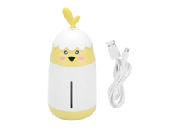 VVJIJILLY Mini umidificador portátil USB de 200 ml, anti-ressecamento, para carro e escritório (amarelo)