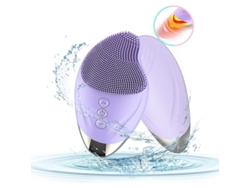 Cepillo Facial Vibratorio, Resistente Al Agua, Recargable Por Usb, Con 5 Modos De Limpieza Profunda (negro)