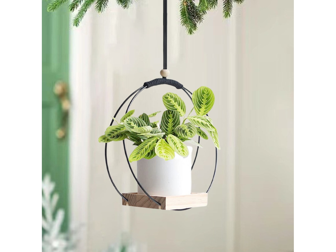 Soporte De Madera Para Plantas Colgantes