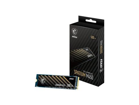 Disco Duro MSI Spatium M450 500 GB SSD