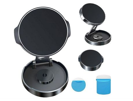 Soporte Teléfono Automóvil Giratorio para Apple, Huawei, Samsung Iphone BISBISOUS Negro