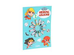 Libro DC Super Friends Heroic Colours 2 de Europrice (Portugués)