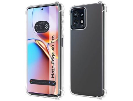 Funda para Motorola Edge 40 TUMUNDOSMARTPHONE Silicona Transparente