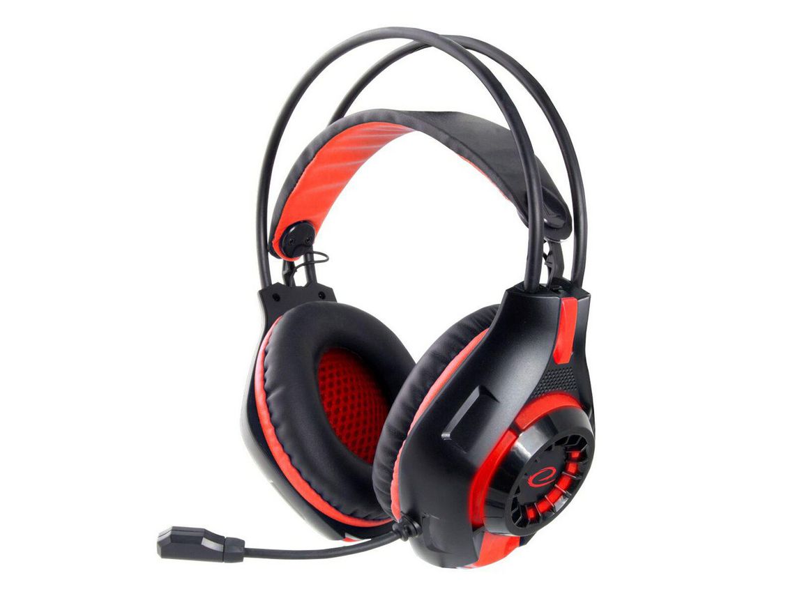 Auriculares con Micrófono ESPERANZA EGH420R Negro