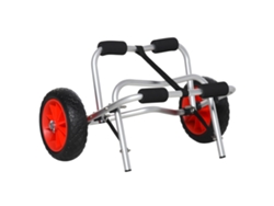 Carro de aluminio plegable para canoa, kayak y tabla de surf, 75 kg, VELTRIX