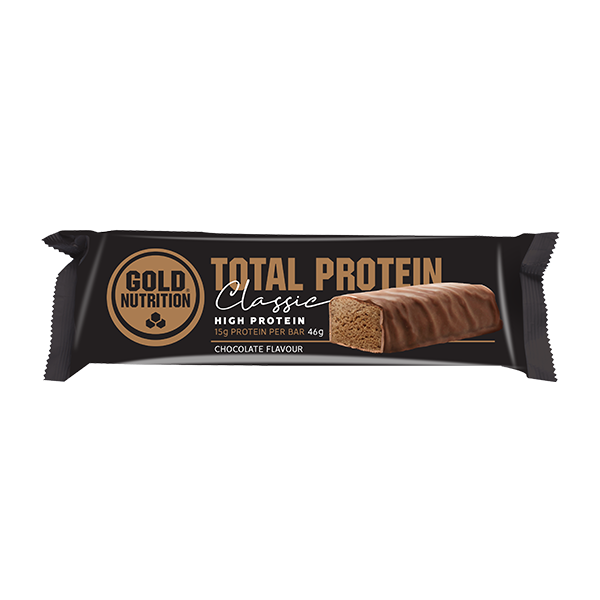 Lote de 15 Barritas GOLDNUTRITION Total Protein Chocolate - 46 g (15 x 46 g)