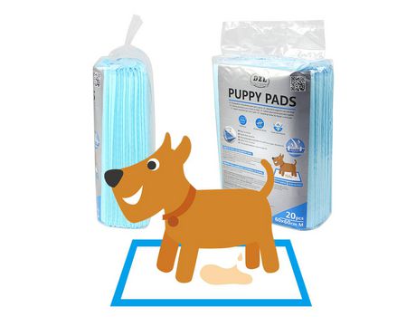Empapadores Desechables Perros Gatos Toallitas de Entrenamiento para Mascotas empapadores para Perros M-20pcs SELEOK