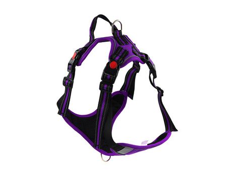 Arnés Perro 30CM Arnes Perro, Antitirones, para Perro Pequeño ARNES XS Morado SELEOK