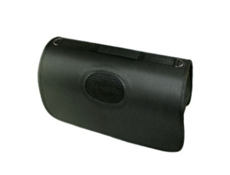 Transportín Perro Gato Bolsa de Transporte Mascota Transpirable Resistente con Bandolera Ideal para Viaje Coche Transporte Negro 31x26x23cm SELEOK
