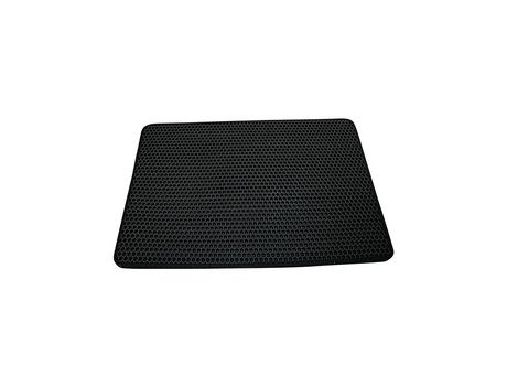 Alfombra Gatos Arenero Doble Capa Impermeable Alfombrilla Arenero Gato Cat Litter Mat Fácil de Limpiar 46x65cm SELEOK
