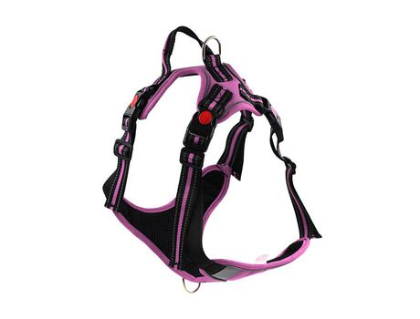 Arnés Perro 30CM Arnes Perro, Antitirones, para Perro Pequeño ARNES XS Rosa SELEOK