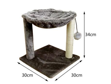 Cesta Colgante con Rascador para gato 30x30x34cm 30x30x34cm SELEOK