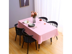 Rebe-mantel De Pvc Rectangular 60x104 Pulgadas Resistente Al Agua Y Aceite Para Mesa De Comedor Fiesta Camping Rosa Femenino