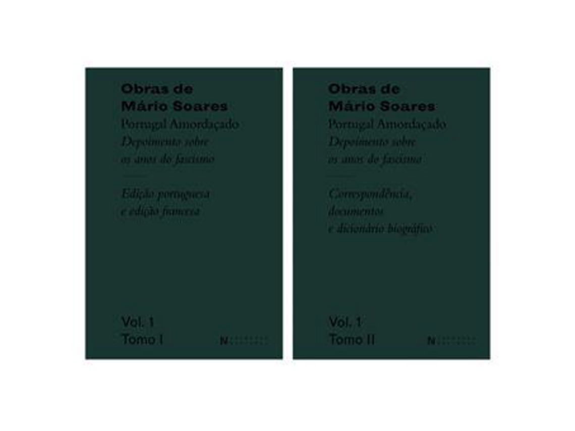 Libro Portugal Amordaçado, Depoimento Sobre os Anos do Fascismo. Tomos I e II de Mário Soares ( Portugués )