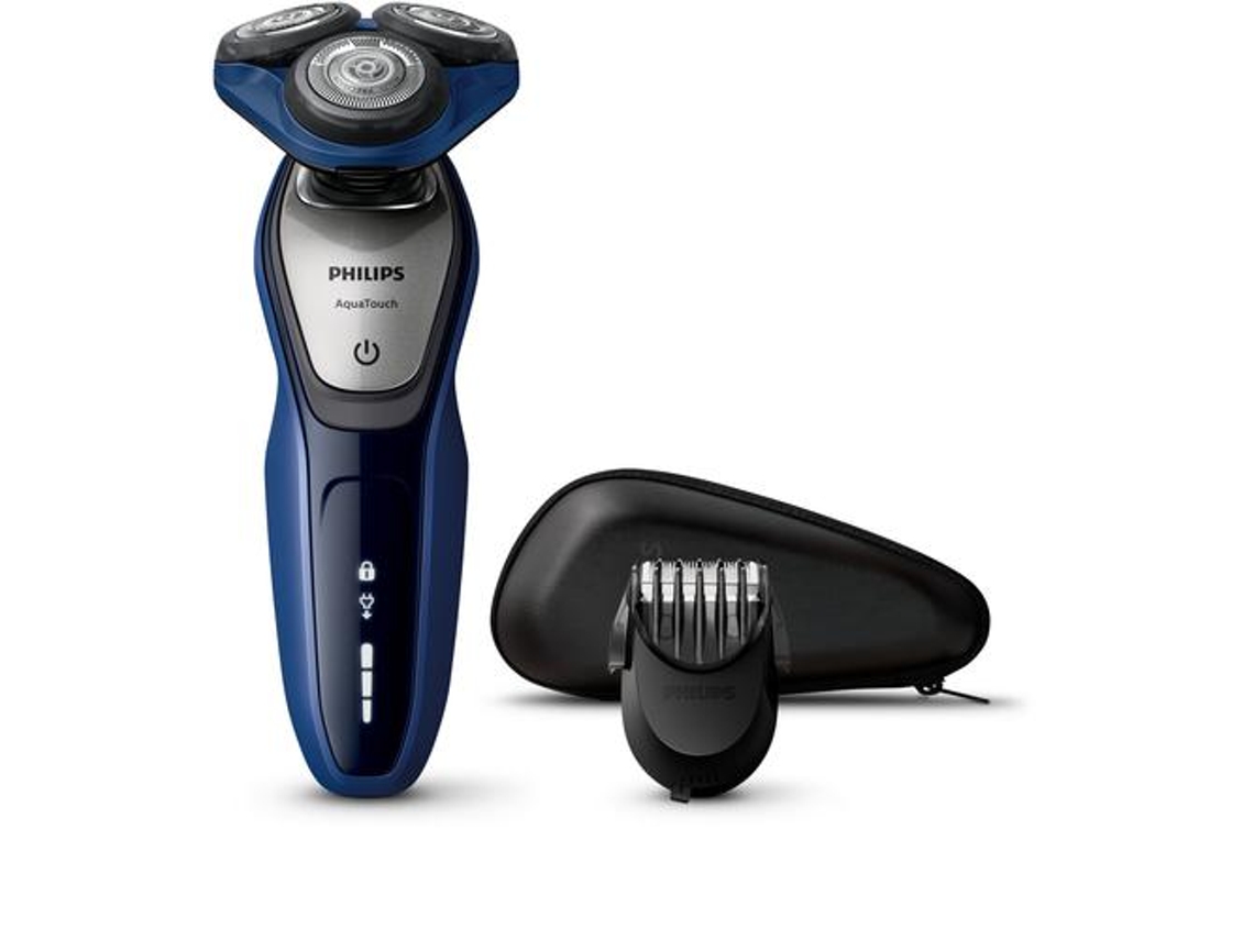 Philips Aquatouch S5400/26 Afeitadora Afeitadora Rotativa Aparador Azul Cinzento