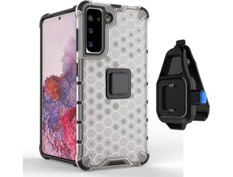 Carcasa y Soporte Samsung S21 Rumble
