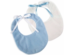 Ropa para Muñecas ARIAS Set 2 Baberos Azul y Blanco (20 x 10 x 2 cm)