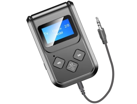 Transmisor Fm Bluetooth para Coche Carga Qc3.0 y Adaptador de Coche de Radio Fm Inalámbrico Retroiluminado Por Led de 7 Colores Rgb Soporte Siri Go...
