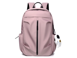 Mochila escolar, mochila rosa de gran capacidad