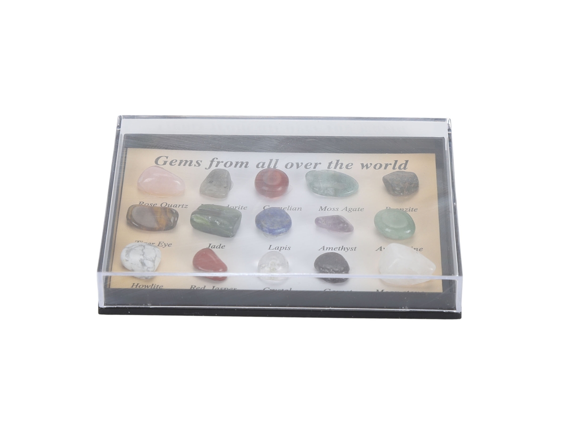 Kit De Colección De Piedras Y Minerales Para Niños: Conjunto Educativo Científico Para Clase De Ciencias Tipo 1