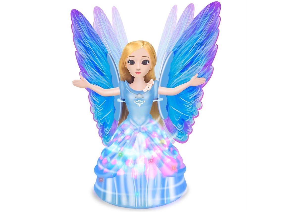 Muñeca Musical Princesa Hada Bailarina Giratoria Con Luces Led Para Niñas