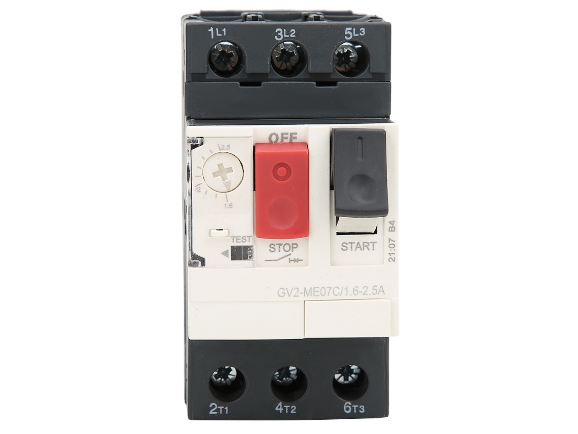 Disyuntor De Protección Para Motor Gv2-me07c Interruptor De Protección 1.6~2.5a