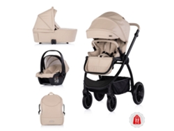 Carrito De Bebé Trío Prestige Hasta 22 Kg Con Capazo Duro De Chipolino - Latte
