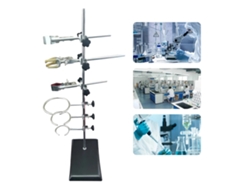 Soporte de laboratorio, fabricado en hierro de alta calidad, resistente a temperaturas ultra altas, altura regulable, con pinzas para matraces.