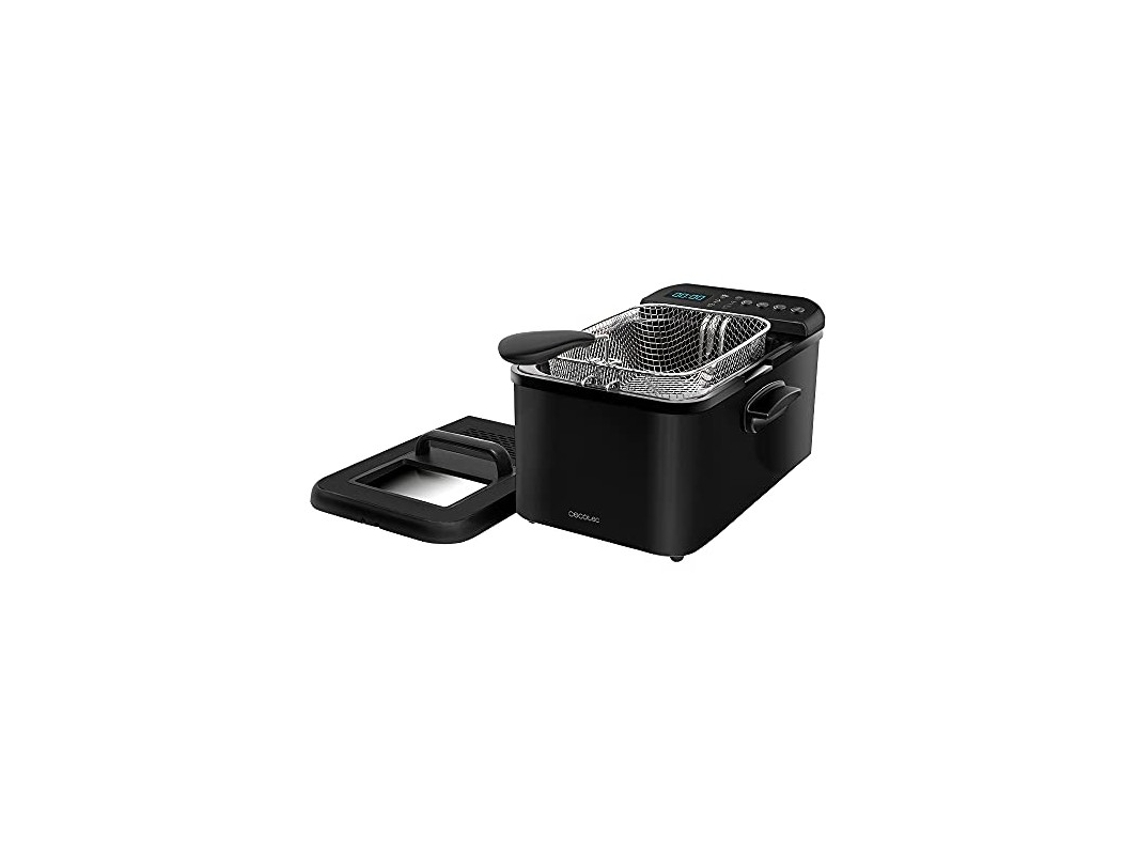 Freidora de Aceite CECOTEC Cleanfry Luxury 4000 (4.2 kg - Negro)