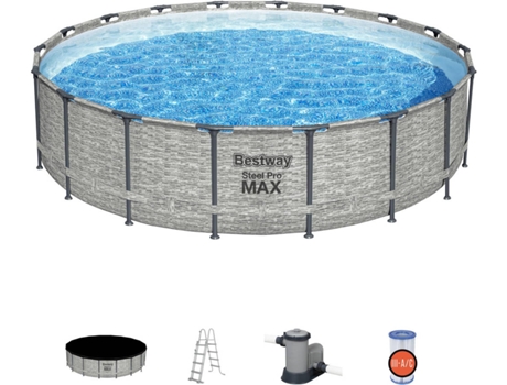 Piscina Tubular BESTWAY 5618Y (con Cartucho - 23062 L - 549x122cm)