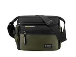Bolso bandolera informal (verde militar), gran capacidad, bolso de hombro